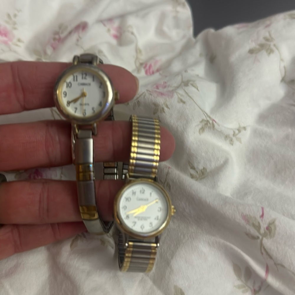 Vintage pair of timex watches
